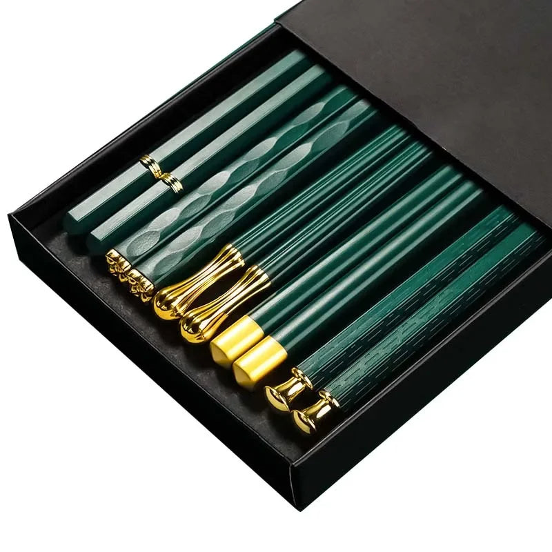 5Pairs High Quality Japanese Non-Slip Chopsticks